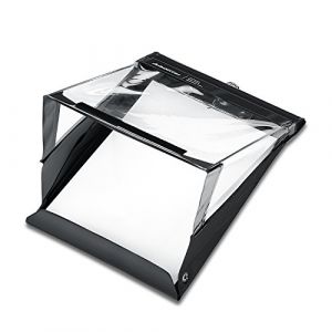 Porte-Bloc A4 &Eacute;tanche - Presse-Papiers &agrave; Clip, Porte Document, Planchette &agrave; Pince Pour Pluie et M&eacute;t&eacute;o - Dossier Tableau D'&eacute;criture En PVC De Haute Qualit&eacute; - Format A4 Noir (Aihontai-EU, neuf)