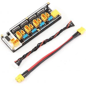 ZIJUNYUAN HGLRC Thor Lipo Chargeur d'équilibre de batterie Board Pro 40A XT60 XT30 Fiche 2-6S intégrée avec déchargeur Lipo pour IMAX B6 ISDT Q6 Nano HOTA D6 Pro P6 (QunYa, neuf)