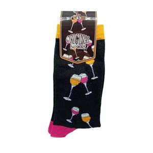 MP CREATIVE Chaussettes Homme Femme Cadeau Fou Différents Motifs Chaussettes Coton Taille Unique, Vin., Taglia unica Tall (mpcreative, neuf)