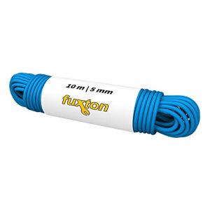 fuxton Corde &eacute;lastique 5 mm 10 m Bleu (Elastique bache remorque, Corde d'extension, Bande &eacute;lastique, Sandow, tendeur Elastique, Cordon Elastique pour bache Piscine) (wetalo, neuf)