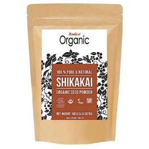 RADICO - Poudre de Shikakai Bio - Soin Apaisant en cas de Pellicules et de Cheveux Fins et Clairsemés - Vegan - Naturel - 100 gr (Samtige Haut, neuf)