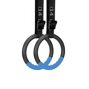 BOOSTEADY Set d'Anneaux de Gymnastique Professionnels - Anneaux Olympiques avec 4,6m Sangle en Nylon Réglable, Anneaux Traction ABS Antidérapant pour Ringe Gym Intérieur & Extérieur (Jusqu'à 1200 lbs) (Boosteady, neuf)
