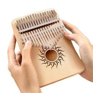 Kalimba Instrument Kalimba 21/17 Touches Kalimba En Bois D'&eacute;rable Avec Trou Sonore Pour Instrument De Musique D&eacute;butant(17 keys3) (lijingus, neuf)