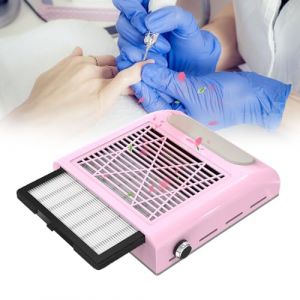 AISEELY 80W Aspirateur Ongles Manucure Professionnelle, Aspirateur Manucure et Nail Poussière Collectionneur, Réglable Vitesse Aspirateur de Table Puissant pour la Manucure au Salon ou à la Maison (Aiseely, neuf)