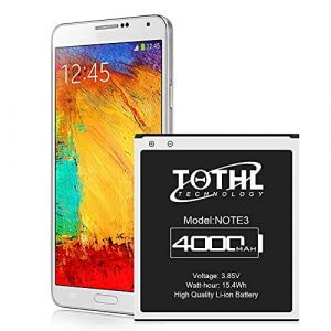 TQTHL Batterie de rechange Li-ion Note 3 3600 mAh pour Samsung Galaxy N9005 N9006 N9009 N9000 EB-B800BE (TQTHL EU, neuf)