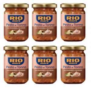 Rio Mare Pesto al Tonno con Mandorle e Pecorino pesto thon avec amandes et pecorino 130 g (ROKI SHOP, neuf)