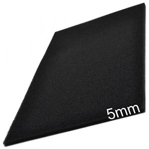 Easyboost Mousse de Filtre &agrave; Air 5mm d'&eacute;paisseur 28x15cm Universelle &agrave; d&eacute;couper pour Scooter Moto Quad Tondeuse D&eacute;broussailleuse Motoculteur Tron&ccedil;onneuse Filtration pour Boite &agrave; air (Easyboost, neuf)