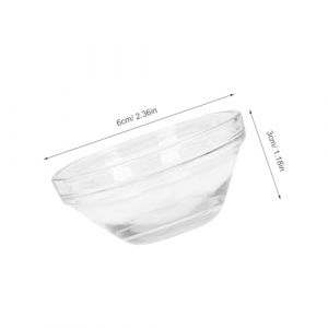 Homoyoyo Bols M&eacute;langeurs Pour Masques Faciaux En Verre Transparent 12 Pi&egrave;ces Bord Verseur Pour Usage Salon De Beaut&eacute; Et Soins &agrave; Domicile (Alda Jin, neuf)