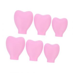 LIFKOME 6 pi&egrave;ces Silicone Makeup Brush Covers Flexible Protective Head Caps For Professional Foundation Brushes Practical Storage Set For Travel And Home (hdybs, neuf)