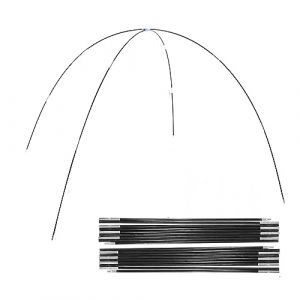Kit de Remplacement pour Arceaux de Tente, Arceaux de Tente de Camping en Fibre de Verre, Barres de Tente de Camping, Tiges de Support Ext&eacute;rieur, Cadres d&rsquo;Auvent - 3,0 m (HotglobalMall, neuf)