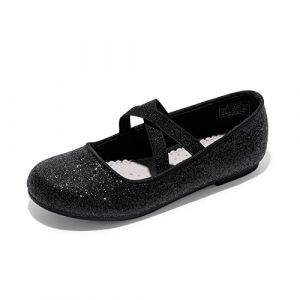 DREAM PAIRS Kids Ballerines Filles Mary Jane Chaussures de Plates Élégantes Princesse Fêtes Ballerine À Enfiler Noir Angie-2 Taille 32 (dreampairsEU, neuf)