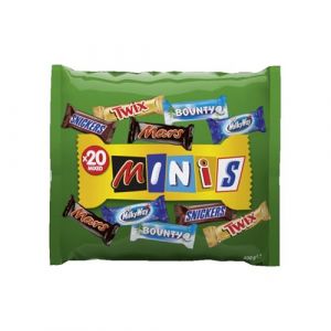 Mixed Minis - Sachet Assortiment de 20 Minis Barres Twix/Mars/Bounty/Snickers/Milky Way (CHANNEL TOYS, neuf)