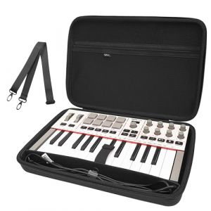 Musiin &Eacute;tui de Clavier MIDI en Velours Premium Compatible avec MPK Mini IV, Arturia MiniLab 3, MiniLab MkII 25 Slim, Housse de Clavier, &eacute;tui pour contr&ocirc;leur MIDI et synth&eacute;tiseur (Noir) (Musiin, neuf)