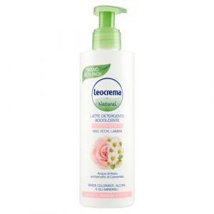 Leocrema Natural Lait nettoyant adoucissant 250 ml Avec eau de rose et camomille (ITALPHARMA, neuf)