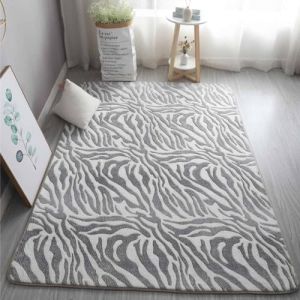 GGBOND Tapis lumineux phosphorescent &agrave; motif z&egrave;bre, court en &eacute;ponge moelleuse type sandwich, doux et confortable, 120x160cm (henanjunjieshangmaoyouxiangongsi, neuf)