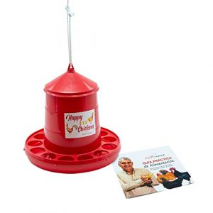 FINCA CASAREJO Mangeoire poules syst&egrave;me anti-gaspillage. En plastique r&eacute;sistant. 2 kg (FINCA CASAREJO, neuf)