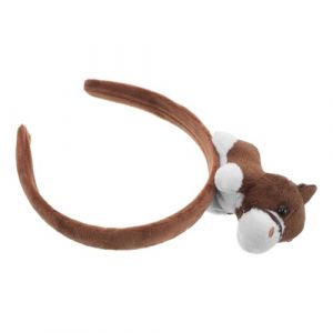 Ipetboom D&eacute;guisement de Cheval pour Adulte Bandeau &agrave; Th&egrave;me Animalier Serre-t&ecirc;te Peluche avec Oreilles de Cheval Accessoire pour F&ecirc;te D&eacute;guisement pour Carnaval et Photos (Cowan Micro, neuf)