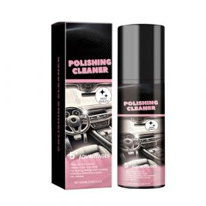 Mnozreo Car Interior Polishing Agent,Nettoyant Tissus d'Int&eacute;rieur pour Si&egrave;ges et Tapis Voiture,100ML,1PC,Nettoyant pour Plastique de Voiture,R&eacute;novateur de Plastique (Amito joy, neuf)