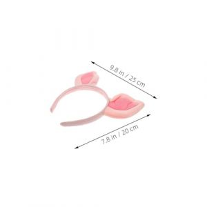 POPETPOP 5pi&egrave;ces Serre-t&ecirc;te Oreilles de Cochon Accessoire D&eacute;guisement Cosplay Serre-cheveux pour F&ecirc;tes et Jeux de R&ocirc;le Lot de Design Mignon et Confortable (Riser Treasure, neuf)