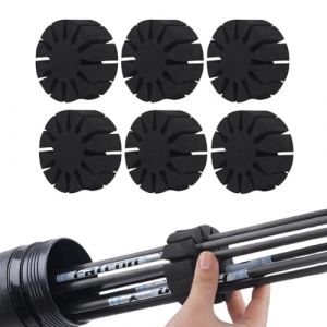 BuyWeek Support de S&eacute;parateur de Fl&egrave;che, 6 Pi&egrave;ces Rack de Protection Support de Fl&egrave;che Arc en Mousse EVA Ronde Accessoires pour Chasse et Tir &agrave; l'arc en Ext&eacute;rieur pour Fl&egrave;ches de 6 &agrave; 8 mm de Diam&egrave;tre (MAGT-EU, neuf)