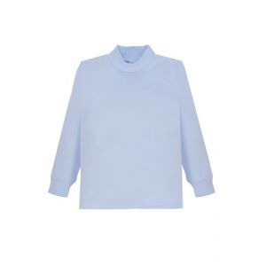 Ellepi Chemise de sous-v&ecirc;tement Thermique pour Enfants &agrave; col Haut et &agrave; Manches Longues, Couleurs Unies, Bleu Ciel, 14 Ans (Bo.MA., neuf)