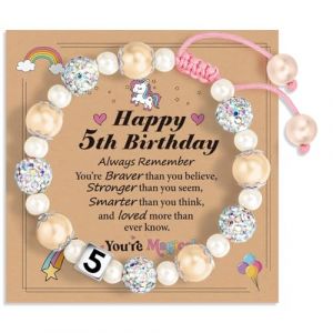 Clvsyh Bracelet Licorne Rose, Bracelet Licorne &eacute;colier, Cadeau De Rentr&eacute;e Scolaire En Bracelets, Cadeau D'Anniversaire Pour Fille, Ni&egrave;ce, S&oelig;ur Fille (Xinsucc, neuf)