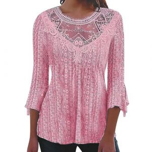 Cocila Soldes Blouse Ete Femme Tunique Chinoise Femme Habit A La Mode Pull Chauve Souris Fluide ÉTé Longue Col V T Shirts Manche Coton Haut De SoiréE Paillettes Vetement Chemisier Noir Chemise Lin en (CHOHJIA, neuf)
