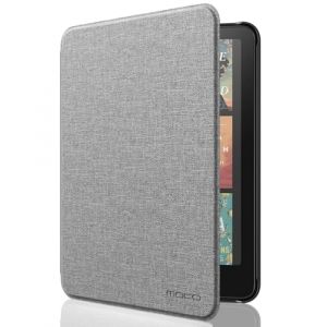 MoKo Étui Compatible avec 7" Kindle Paperwhite (12th Generation-2024) and Kindle Colorsoft Signature Edition 2024, Etui léger avec Auto Wake/Sleep pour Kindle Paperwhite 2024, Gris (Amoi Channel, neuf)