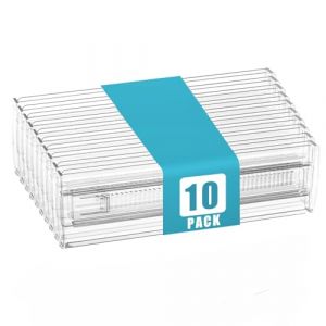 Aevorant 10 Pi&egrave;ces Separateur Tiroirs - S&eacute;parateur de Tiroir R&eacute;glable 28,5&ndash;50,5 cm, Organisateur de Tiroir Transparents pour Cuisine, Bureau, Chambre &agrave; Coucher (KRISSY WORLD Kft, neuf)