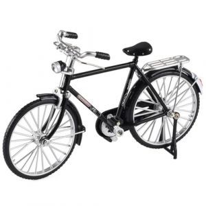 FANXIYA Velo Miniature, Figurine V&eacute;lo Jouet Maquette pour D&eacute;co et Collection, 1:10 Mini Finger Bike, VTT Freestyle &agrave; Doigt, Moto et Trottinette Miniature avec Bo&icirc;te (Noir, mod&egrave;le Homme) (FANXIYA, neuf)