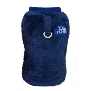 Izefia Chien Pull V&ecirc;tements V&ecirc;tements Polaire Laine Pulls Hiver Chemise de Sueur Chaude Pyjamas Doux Tendance Animal de Compagnie Visage Motif Gilet Pull pour Petit Chien Moyen Chat (Rdc Toy, neuf)