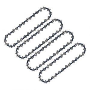 Shuqio 4-Pack Cha&icirc;nes de scie 4 Pouces 28 maillons, Pas 1/4", Calibre 1,1 mm Compatible avec Mini-tron&ccedil;onneuses sans Fil &agrave; Batterie Accessoires Jardinage (Shuqio, neuf)