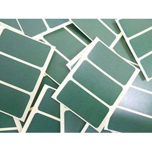 65x30mm Rectangulaire Code Couleur Autocollants - Lot de 45 en Couleur Rectangle Étiquettes Collantes - 30 Colours Disponible - Vert Foncé (Minilabel, neuf)