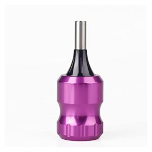 Poignée de tatouage 32 mm réglable 3,5 mm compatible avec cartouche standard en alliage d'aluminium (violet) (QICHIDIANZISHANGWU, neuf)