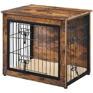 Abician Cage pour Chien 69&times;51&times;61 cm Int&eacute;rieur Maison pour Chien Niche Chiens Interieur en Bois pour Animaux de Compagnie (Abician FR, neuf)