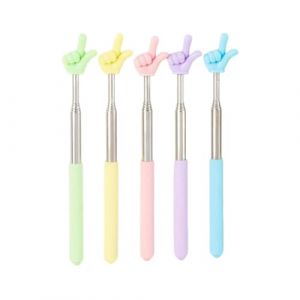 Pointeurs Rétractables,5 PCS Pointeur Télescopique pour Enseignant Baguette Télescopique Bâton de Pointage du Doigt pour Enseignement Présentation Guide (Byezhou, neuf)