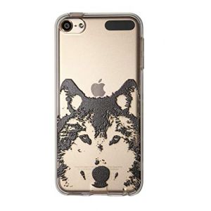 NOVAGO Compatible avec iPod Touch 7/6 / 5 (7&egrave;me, 6&egrave;me et 5&egrave;me G&eacute;n&eacute;ration) - Coque de Protection Souple en Silicone Gel Transparent avec Motif Imprim&eacute; en Relief (NOVAGO-Vendeur PRO fran&ccedil;ais, neuf)