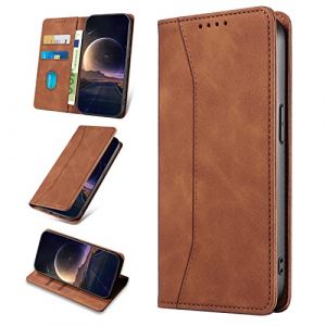KANVOOS Coque pour Samsung Galaxy Xcover 4s / Xcover 4, Etui Protection Housse en Cuir PU [Porte Cartes], Antichoc Portefeuille &Eacute;tui &agrave; Rabat Flip Case pour Samsung Xcover 4s / Xcover 4 (Marron) (CONBER, neuf)