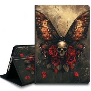 Bxgolkgd &Eacute;tui pour tablette Kindle Paperwhite 2024 (12e g&eacute;n&eacute;ration) et Kindle Colorsoft Signature Edition 7" avec fonction veille/r&eacute;veil automatique, cr&acirc;ne fonc&eacute; papillon (BXGOLKGD, neuf)