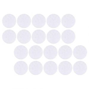 Veemoon Filtres en Coton Ronds Blancs 10 X 1 Mm 100 Pi&egrave;ces pour Aspirateur Facial Microdermabrasion, Accessoires de Remplacement pour Appareils de Beaut&eacute; et Soins Peau (Quiet Window, neuf)