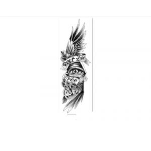 Autocollants de tatouage à base de plantes pour les yeux à deux ailes, jus Semi-permanent, imperméable à l'eau, longue durée de deux semaines, faux tatouage autocollant (CHJWEIHHERT, neuf)
