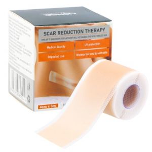 Cozlly Pansement Silicone Cicatrice (4x300CM), Feuilles D'&eacute;limination des Cicatrices en Silicone, Feuilles de Cicatrice en Silicone pour Cicatrices de C&eacute;sarienne, Chirurgie, Br&ucirc;lures, Ch&eacute;lo&iuml;de, Acn&eacute; (Cinanai, neuf)
