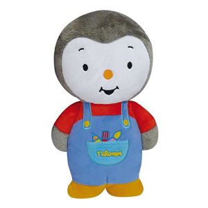 JEMINI | Peluche T'Choupi Câlin | 29 Cm | Finition Douce | Licence Officielle | Forme Coussin | Doudou Bébé Enfant | Lavable En Machine 30° | Jouet D’Éveil Premier Âge | 022902 (★ BEBE-STORE ★, neuf)