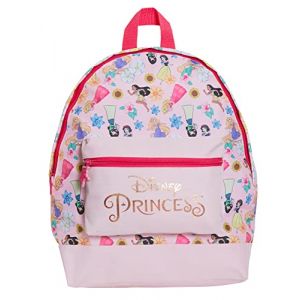 Sac à Dos Disney Princess pour Filles, Sac d'école, Grand, Premium, Rose, Or Rose, Voyage, déjeuner, Sac à Dos (Lora Dora, neuf)