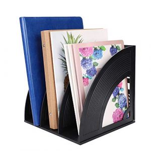 IBLUELOVER 3 Compartiments Porte-revues Support Organiseur de Bureau Papier A4 Dossier CD Magazine Livre Etag&egrave;re de Rangement Module de Fichier Classeur Document Panier Stockage Bo&icirc;te de Rangement (IBlueloveruk, neuf)