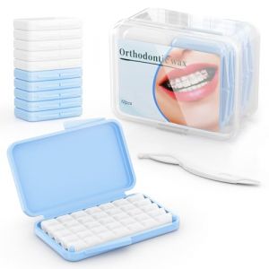 BVN Cire Orthodontique Cire Dentaire: 10 Boîtes/50 Bandes Cire Appareil Dentaire, Cire Bretelles, Cire Ortho, Dents Cire, Cire Orale, Cire de Soulagement Pour Soulager les Irritations et les Douleurs (BVN INC, neuf)