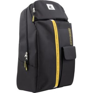 Cressi Depuis 1946-Leon Backpack-Sac &agrave; Dos Unisex Pratique et Fonctionnel Permet d'&ecirc;tre Pr&ecirc;t &agrave; Tout, d'une Plong&eacute;e Improvis&eacute;e &agrave; Une S&eacute;ance Rapide &agrave; la Salle de Sport ou &agrave; l'&Eacute;tude, Noir/Jaune 22 L (Cressi 1946, neuf)