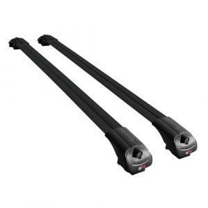 apline Compatible avec Dacia Sandero Stepway 3 2021-2025 ACE-1 Barres de Toit Railing Porte-Bagages de Voiture Noir Aluminium 2 Barres (Apline Shop, neuf)