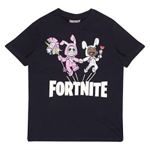 Fortnite Bunny Trouble Boys T-Shirt Navy 7-8 Jahre | PS4 PS5 Xbox PC Gamer Geschenke, Tween Teen Schuljungen Gaming Top, Kinderkleidung, Kinder Geburtstagsgeschenkidee (Character FR, neuf)
