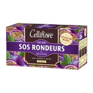 Celliflore Thé Vert SOS Rondeurs 25 Sachets (Cocooncenter, neuf)